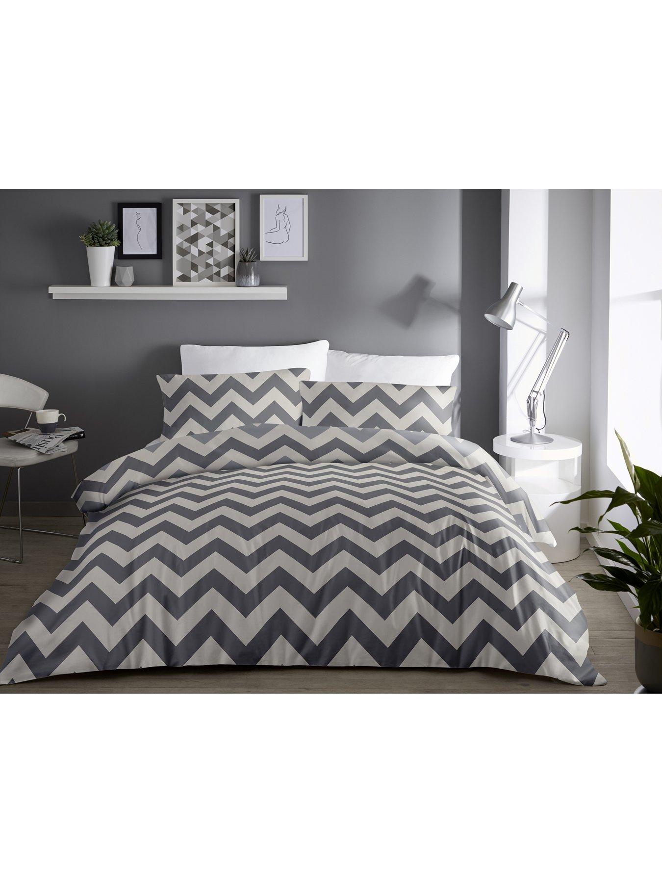 Fusion Chevron Duvet Cover Set Littlewoods Com