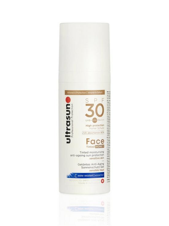 front image of ultrasun-tinted-face-spf30-50ml