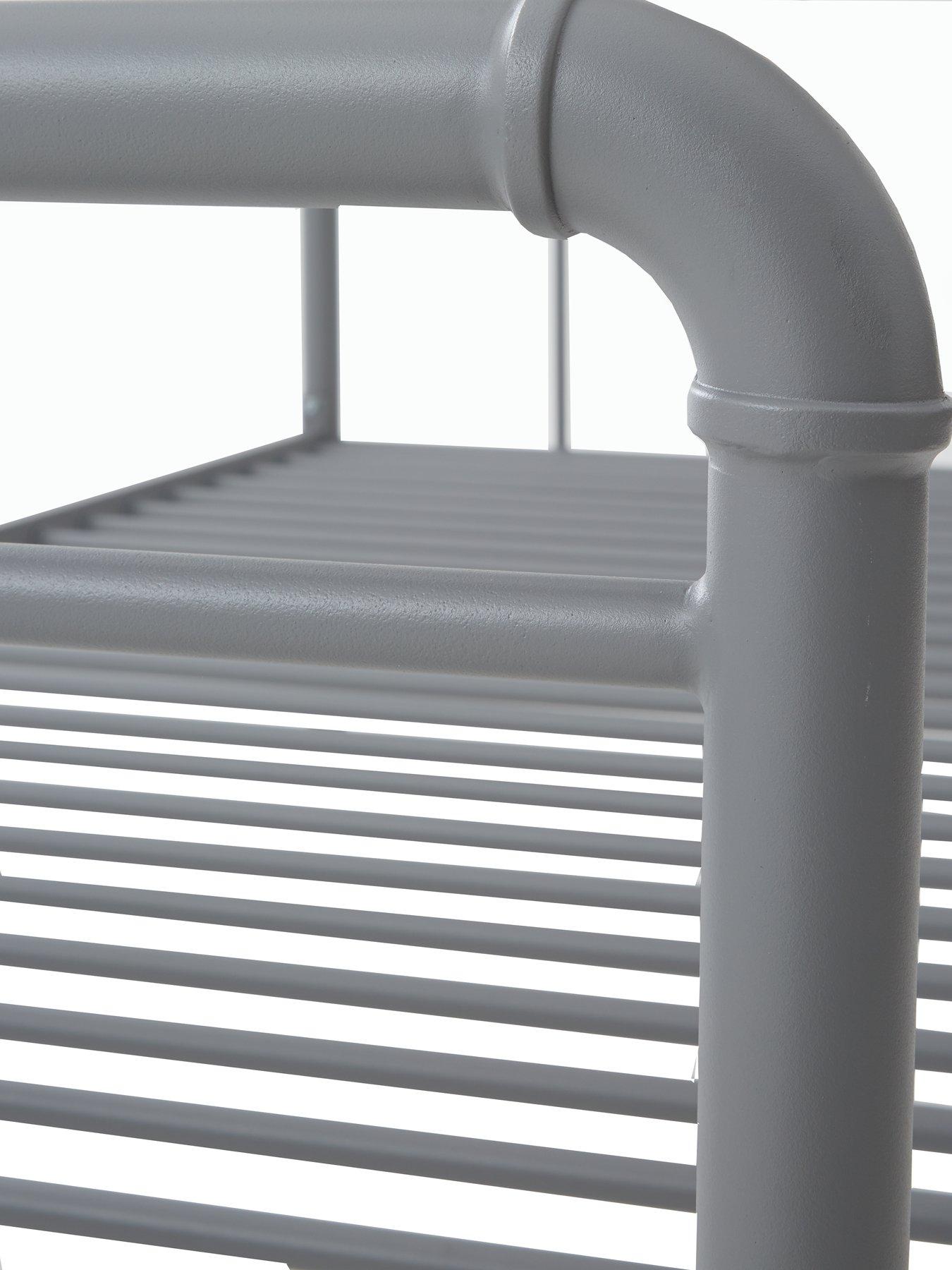 Image 3 of 5 of The Very Collection Freddie Children's Metal Single Bed Frame with Mattress Options (Buy &amp; SAVE!) - Grey
