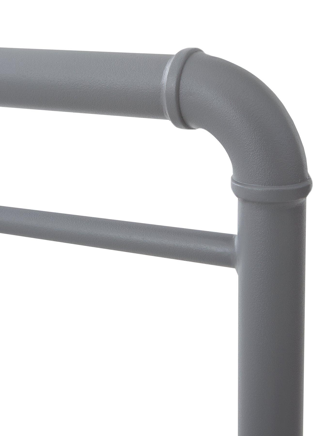 Image 5 of 5 of The Very Collection Freddie Children's Metal Single Bed Frame with Mattress Options (Buy &amp; SAVE!) - Grey