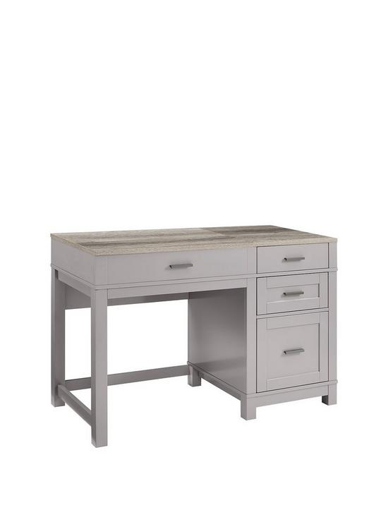 front image of carver-lift-upnbspdesk-grey