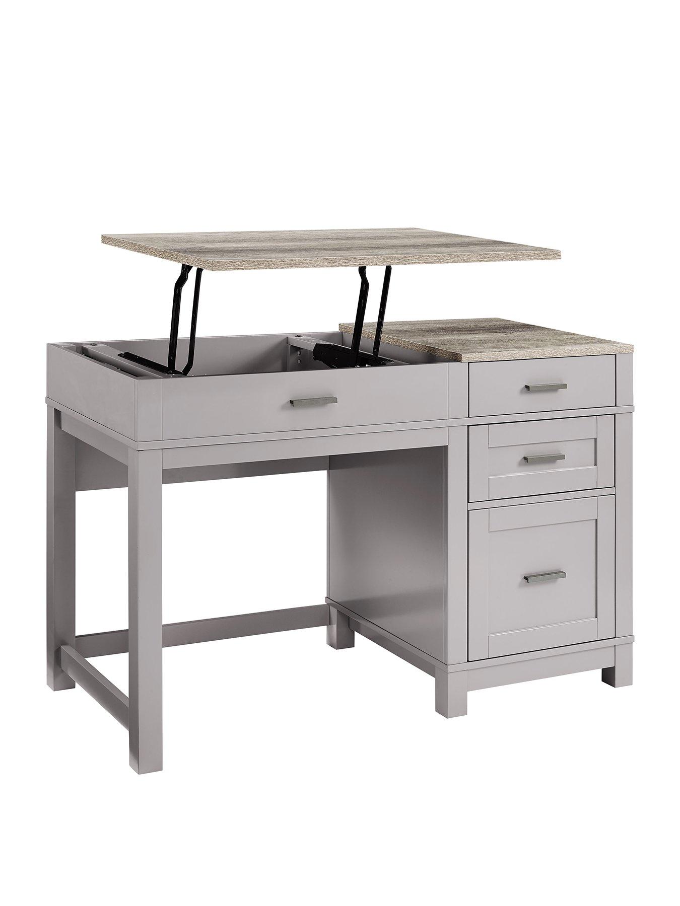 Image 3 of 4 of Dorel Home Carver Lift Up&nbsp;Desk - Grey