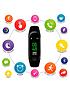  image of tikkers-digital-dial-black-silicone-strap-activity-tracker-kids-watch