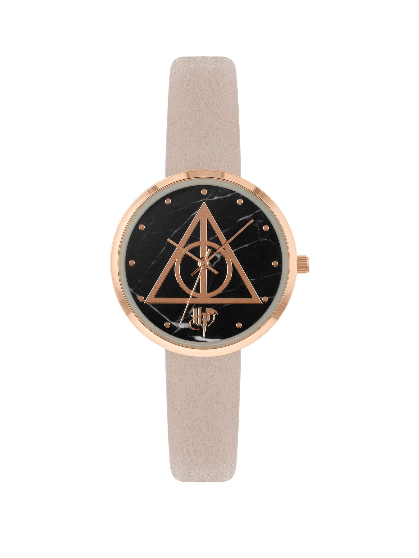 harry potter black silicone strap watch