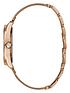  image of guess-tri-glitz-rose-gold-crystal-set-dial-stainless-steel-mesh-strap-ladies-watch