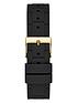  image of guess-valencia-black-and-gold-detail-multi-dial-black-silicone-strap-watch