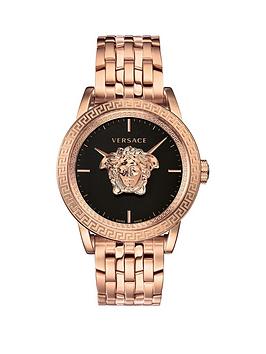 Versace Versace Palazzo Empire Black And Rose Gold Medusa Dial Rose Gold  ... Picture