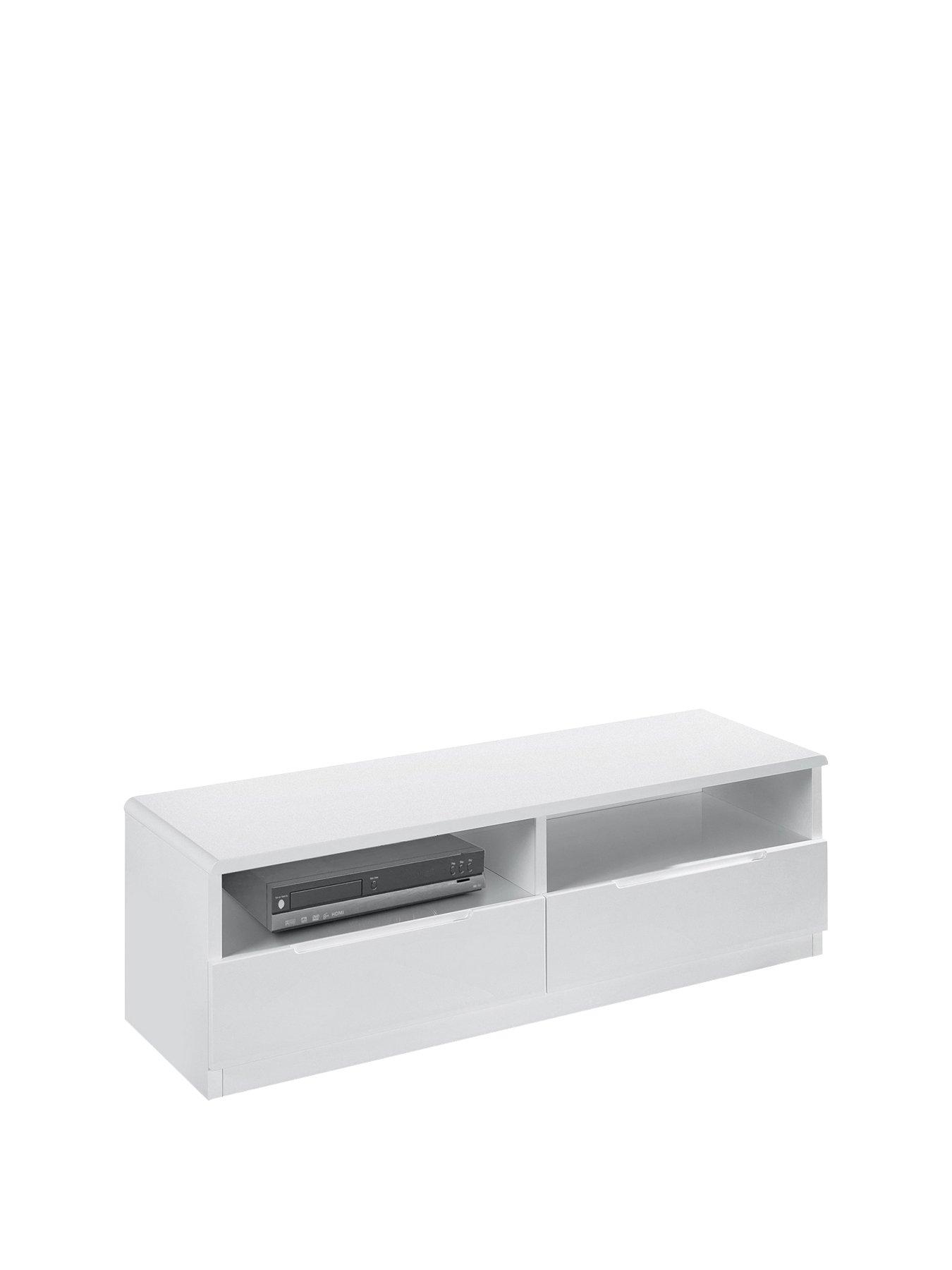 front image of julian-bowen-manhattan-2-drawer-media-unit