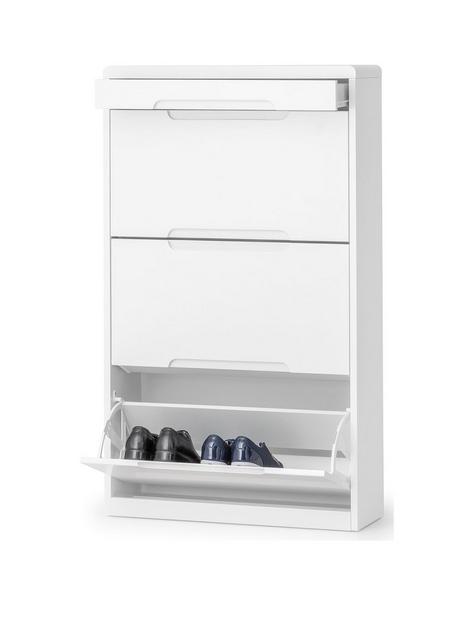 julian-bowen-manhattan-shoe-cabinet-with-drawer