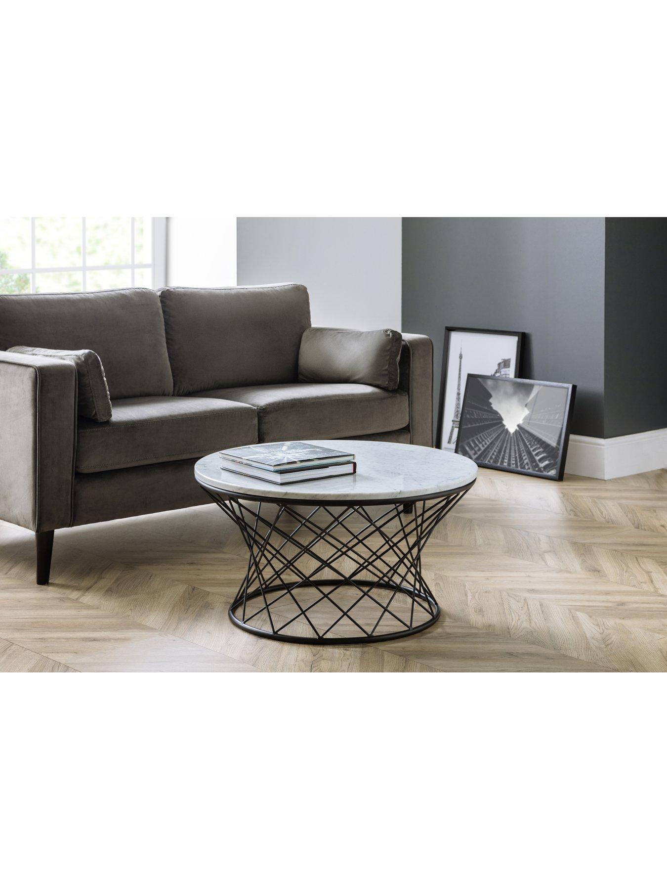 Julian Bowen Trevi Real Marble Coffee Table