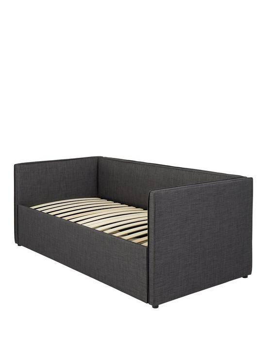front image of hayden-fabric-day-bed-with-high-level-trundle-and-mattress-options-buy-and-save