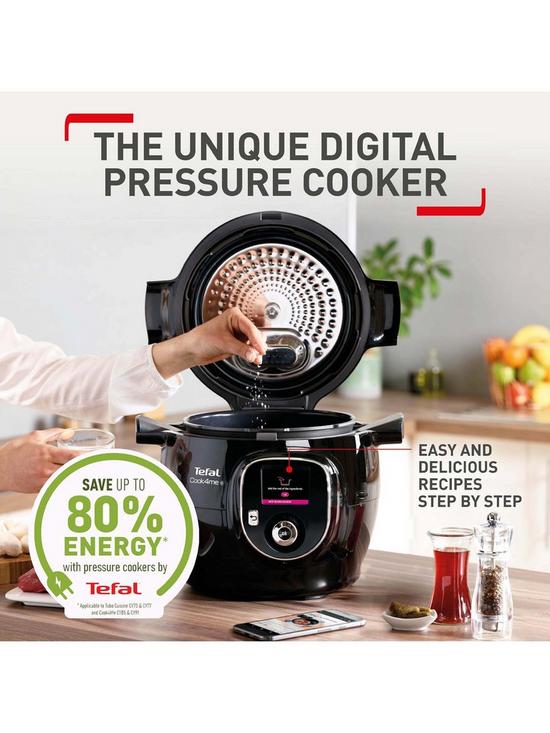 stillFront image of tefal-cook4me-cy851840-electric-pressure-cooker-6-portions-6-litres