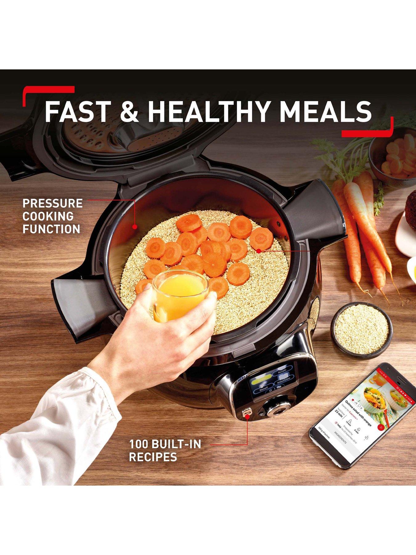 TEFAL Cook4Me+ Pressure Cooker Black CY8518