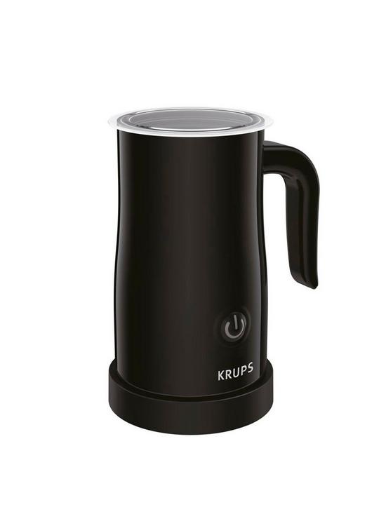 stillFront image of krups-frothing-control-xl1008-milk-frother-black