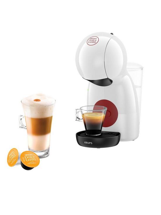 stillFront image of nescafe-dolce-gusto-piccolo-xs-manual-coffee-machine-by-krupsreg-white
