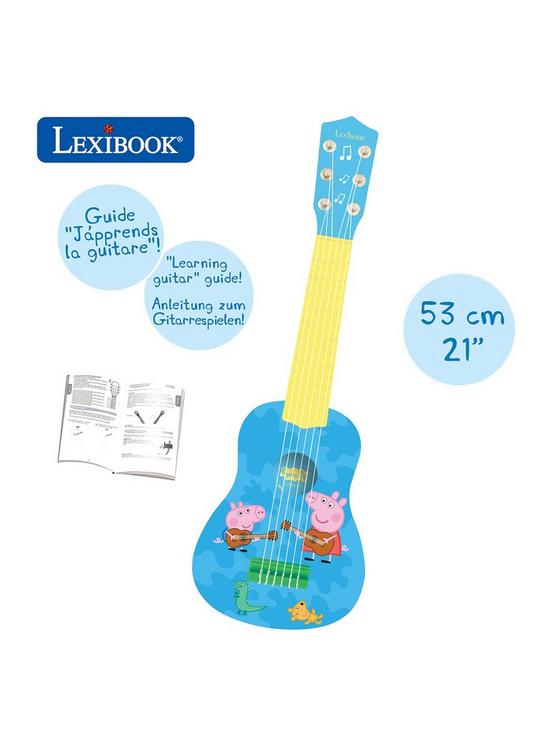 front image of lexibook-peppa-pignbspmy-first-guitar