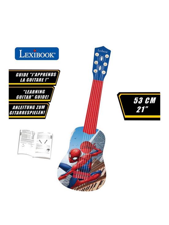 front image of lexibook-my-first-guitar-spiderman