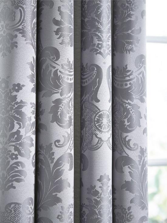 front image of catherine-lansfield-damask-jacquard-eyelet-linednbspcurtains