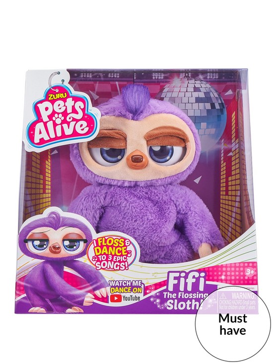 stillFront image of pets-alive-fifi-the-flossing-sloth