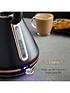  image of tower-cavaletto-17l-pyramid-kettle-black-amp-rose-gold