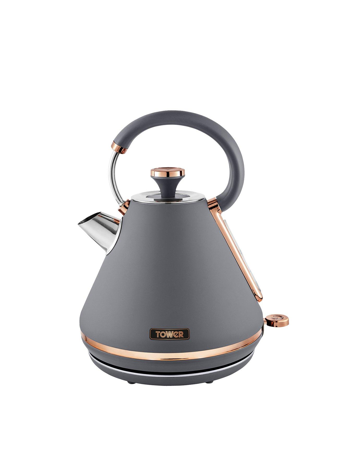 Tower Cavaletto Pyramid Kettle Grey Rose Gold Littlewoods