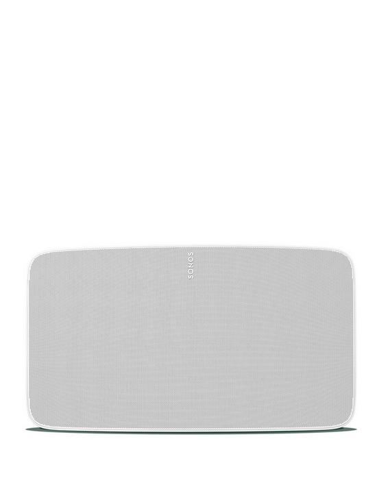 front image of sonos-five-white