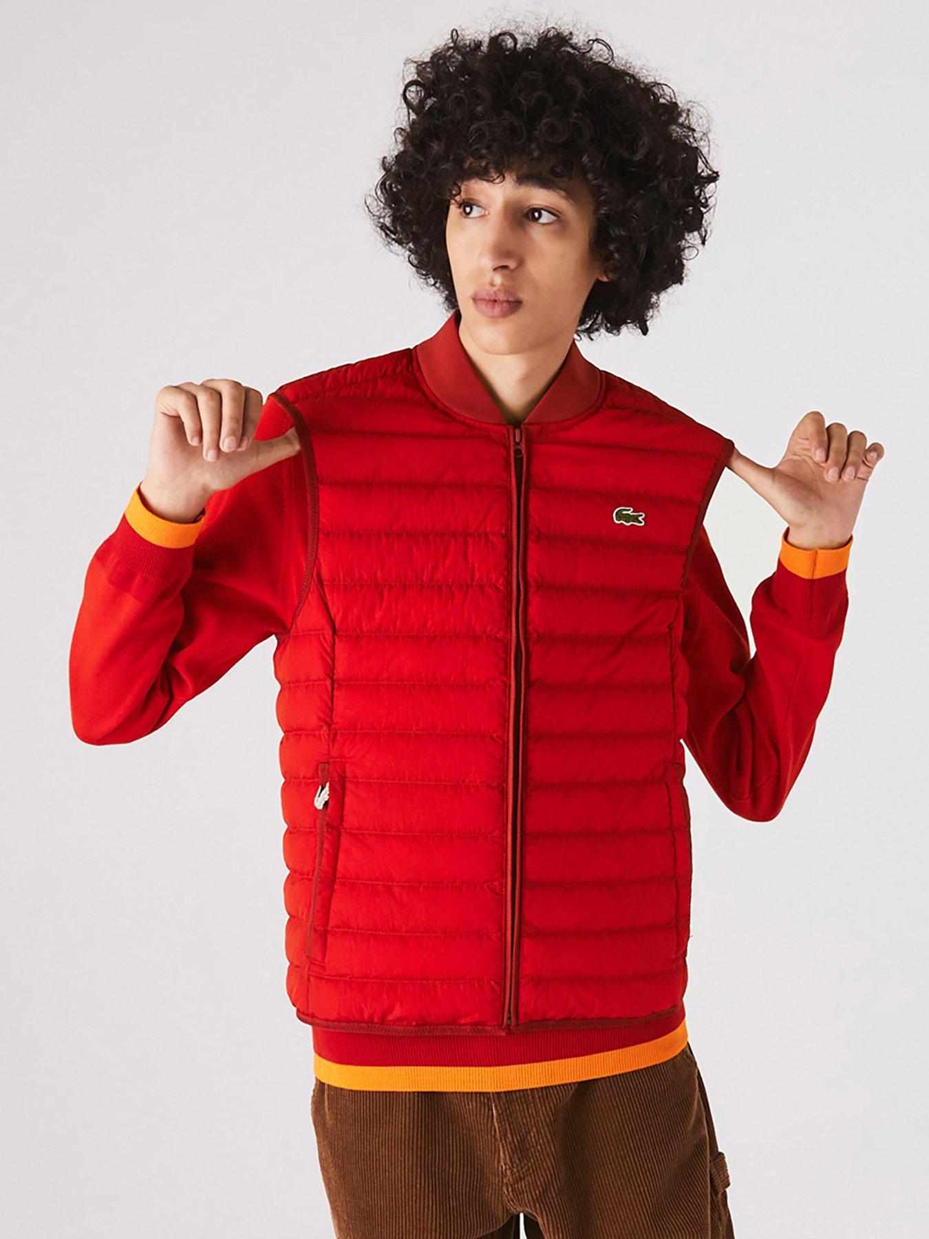 lacoste padded gilet