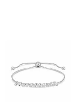 Simply Silver Simply Silver Polished Vine Toggle Bracelet Picture