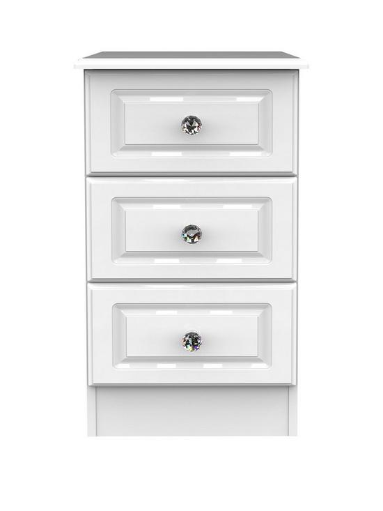 front image of swift-clarence-ready-assemblednbsp3-drawer-bedside-chest