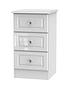  image of swift-clarence-ready-assemblednbsp3-drawer-bedside-chest