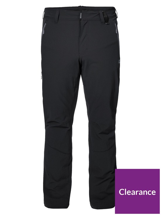 front image of jack-wolfskin-active-x-trousers-blacknbsp