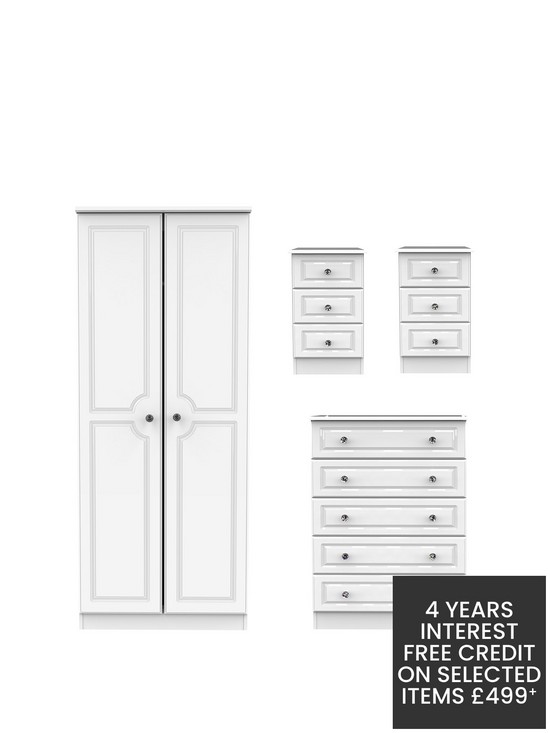 front image of swift-clarence-4-piece-ready-assembled-package-2-doornbspwardrobe-5-drawer-chest-and-2-bedside-chests