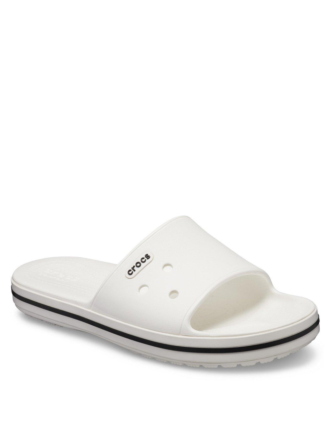 crocs white sandals