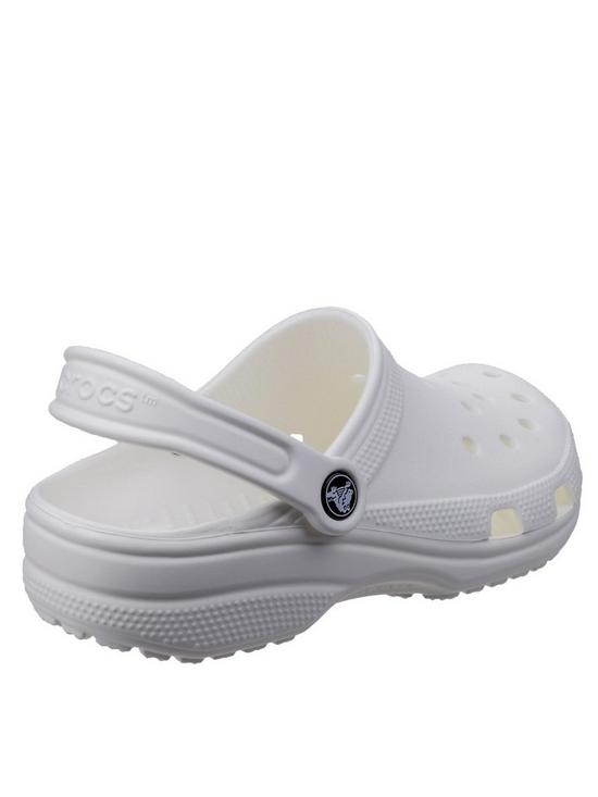 stillFront image of crocs-classic-clog-uni-flat-shoe-white