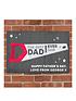  image of the-personalised-memento-company-personalised-the-best-dad-inbspever-saw-metalnbspplaque