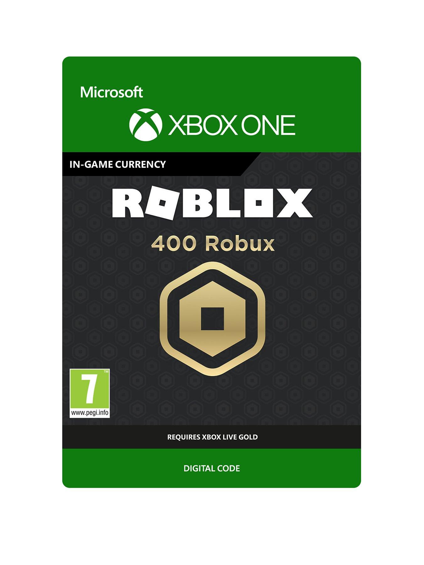 Xbox One 400 Robux For Xbox Digital Download Littlewoods Com - roblox xbox one how to zoom out