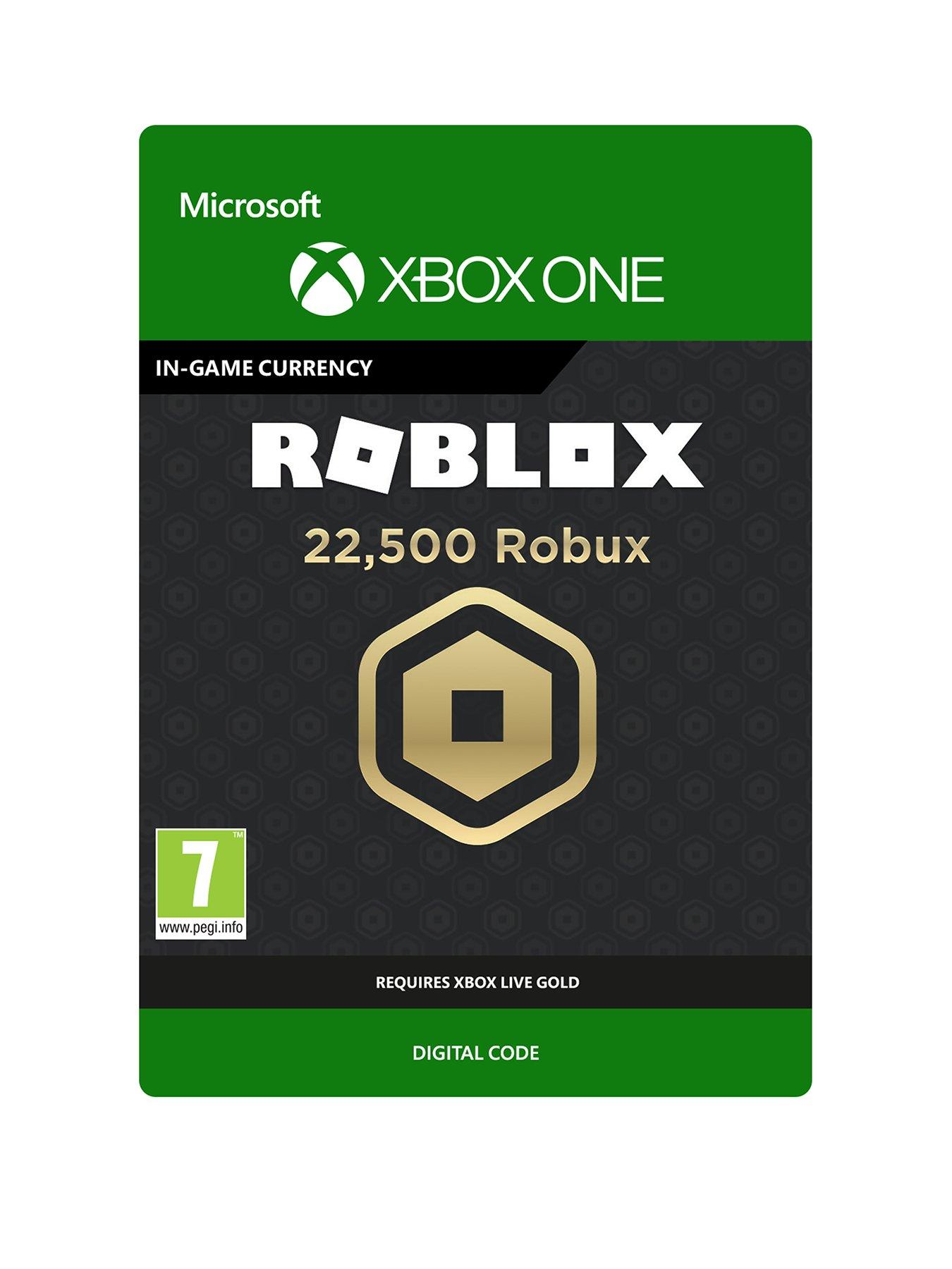 Xbox One 22 500 Robux For Xbox Digital Download Littlewoods Com - how much is 315 robux
