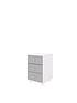  image of very-home-miami-fresh-kidsnbsp3-piece-package-2-door-2-drawer-wardrobe-5-drawer-chest-3-drawer-bedside-chest-grey