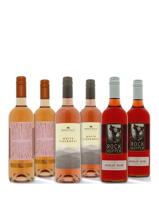 front image of mixed-case-of-rose-wines