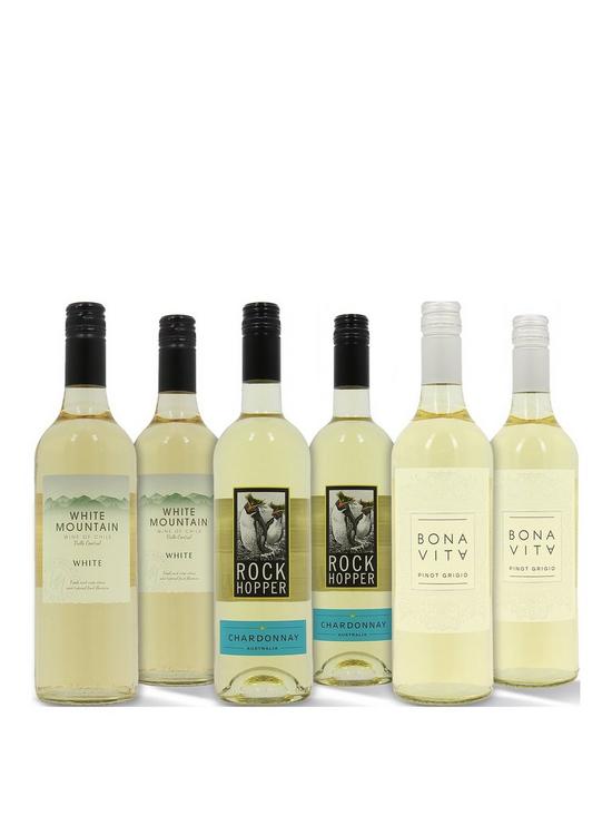 front image of mixed-case-of-white-wines