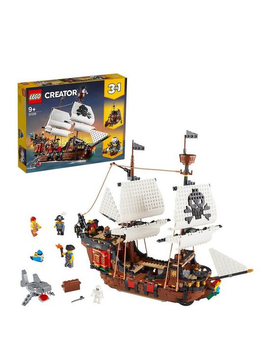 front image of lego-creator-pirate-ship