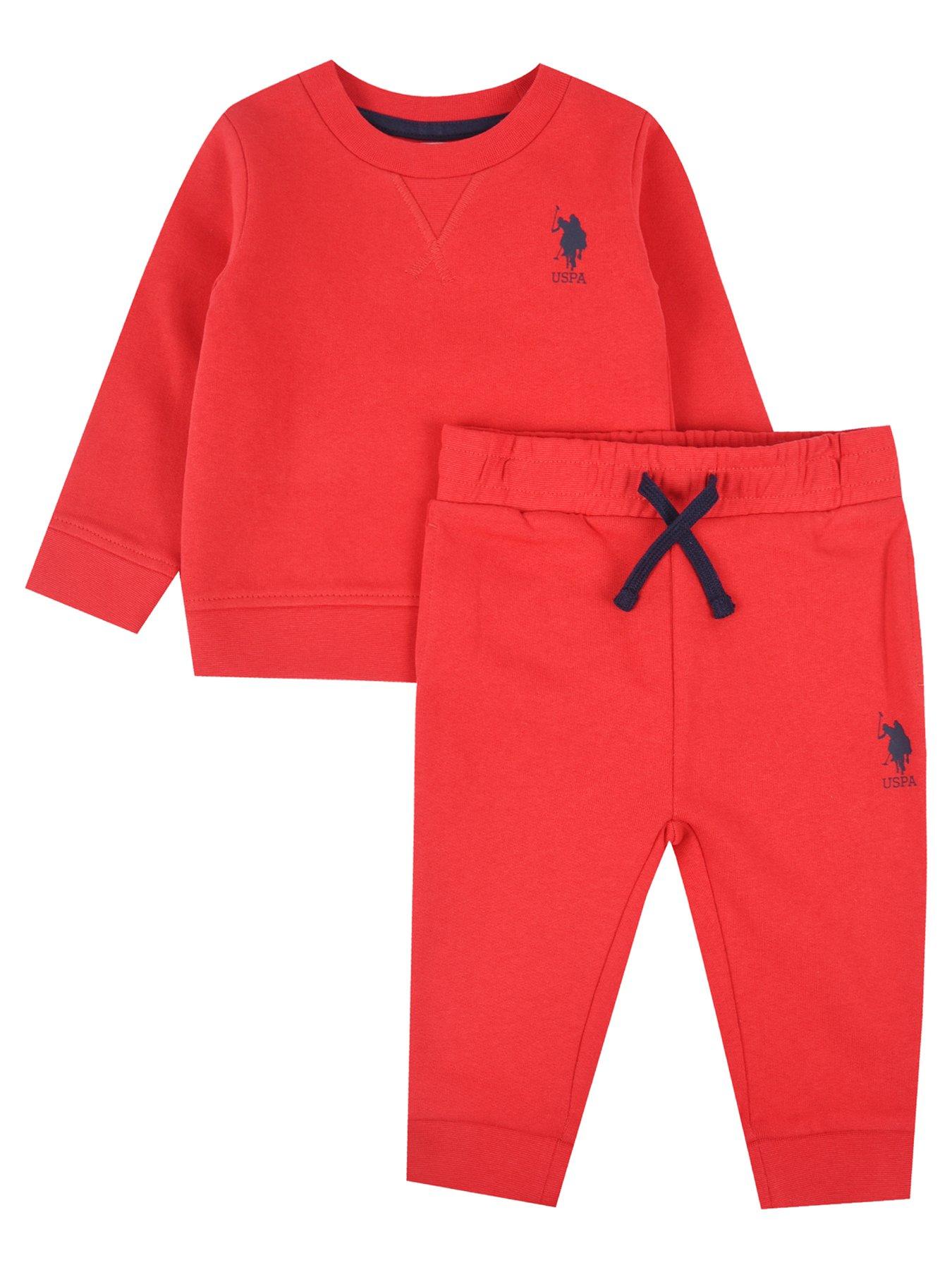 polo sweat suit for baby boy