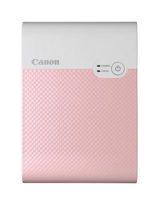 stillFront image of canon-selphy-square-qx10-instant-photo-printer-pink