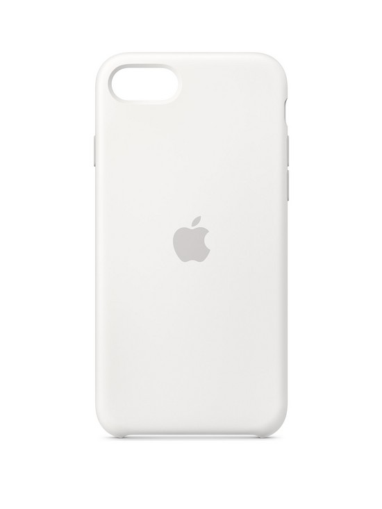front image of apple-iphone-se-silicone-case