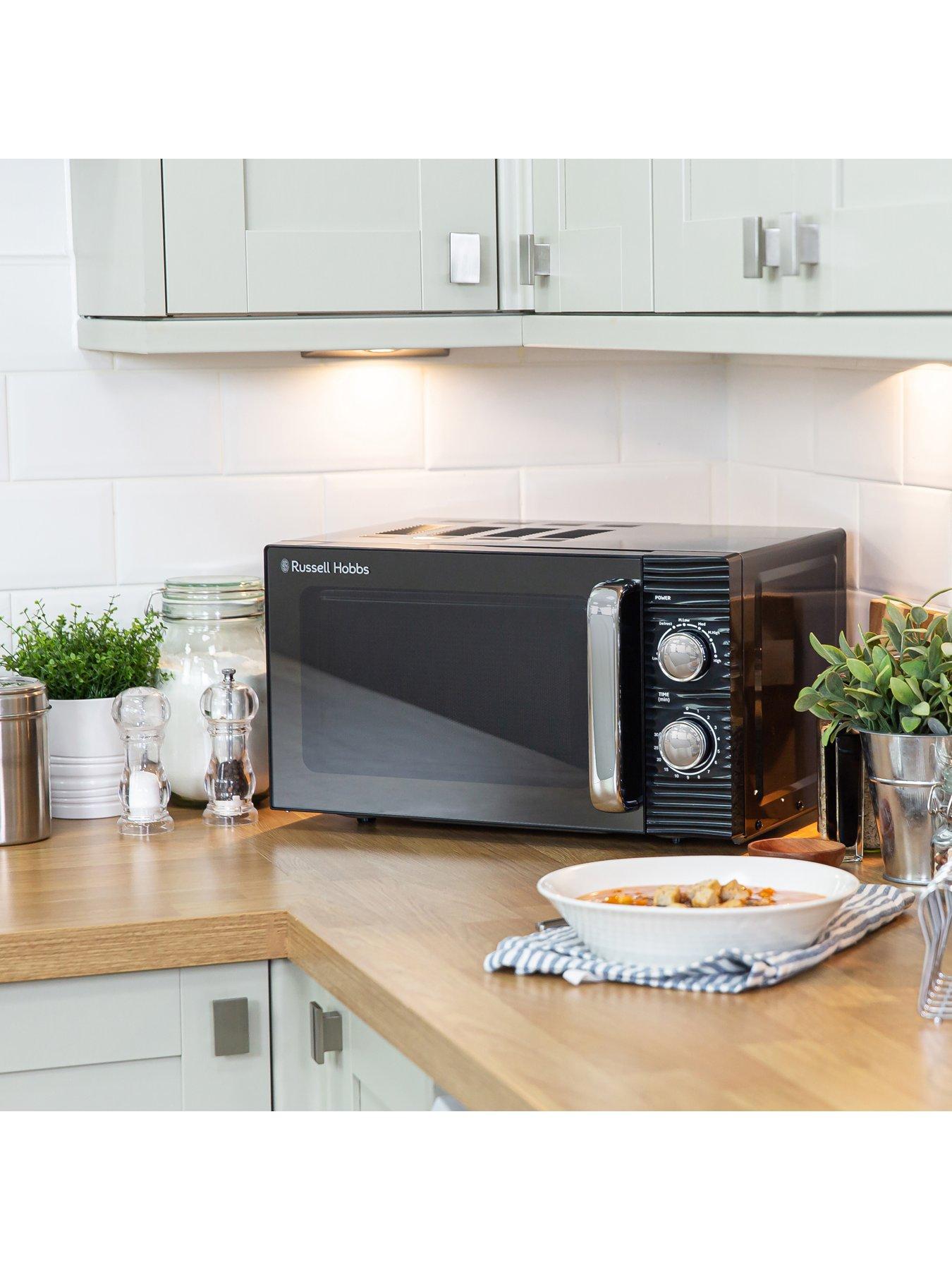  image of russell-hobbs-rhm1731-inspire-black-compact-manual-microwave