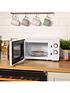  image of russell-hobbs-rhmm713-scandi-compact-white-manual-microwave