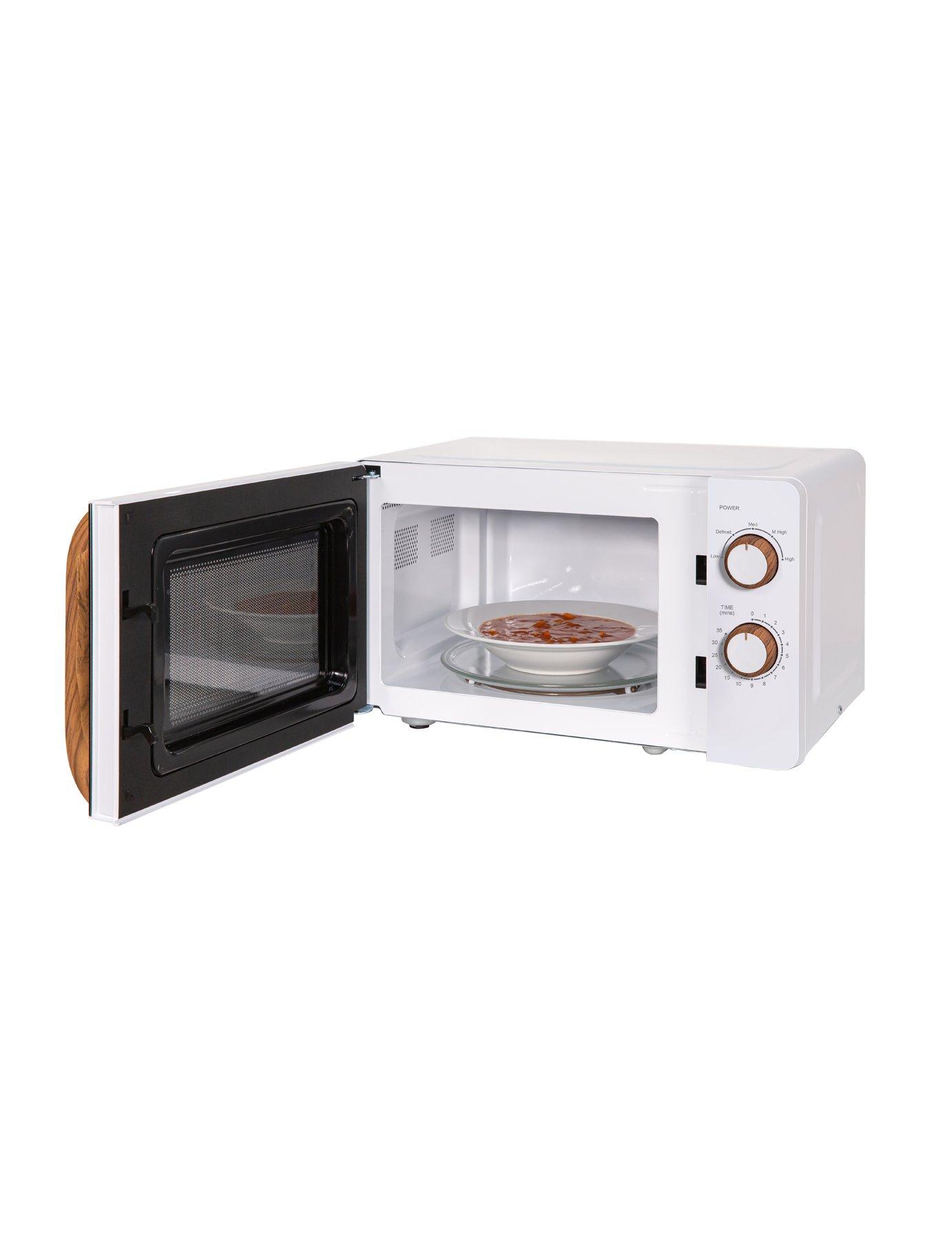 Image 6 of 8 of Russell Hobbs RHMM713 Scandi Compact White Manual Microwave