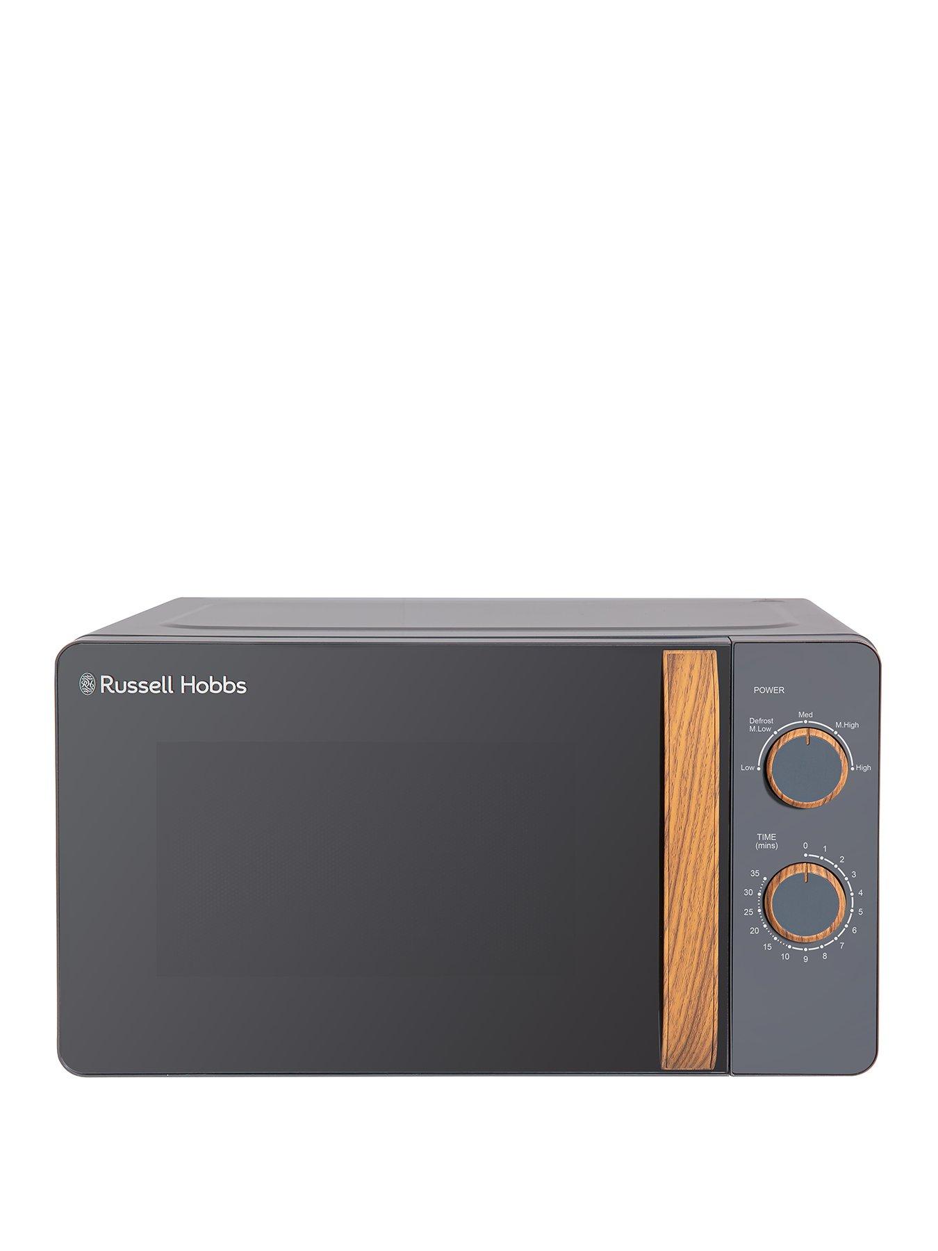 Image 1 of 8 of Russell Hobbs RHMM713G Scandi Compact Grey Manual Microwave
