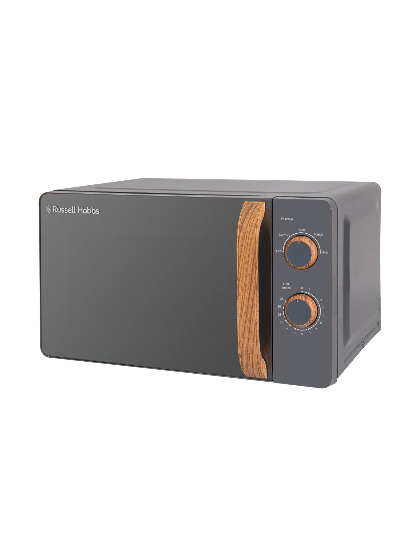 Image 2 of 8 of Russell Hobbs RHMM713G Scandi Compact Grey Manual Microwave