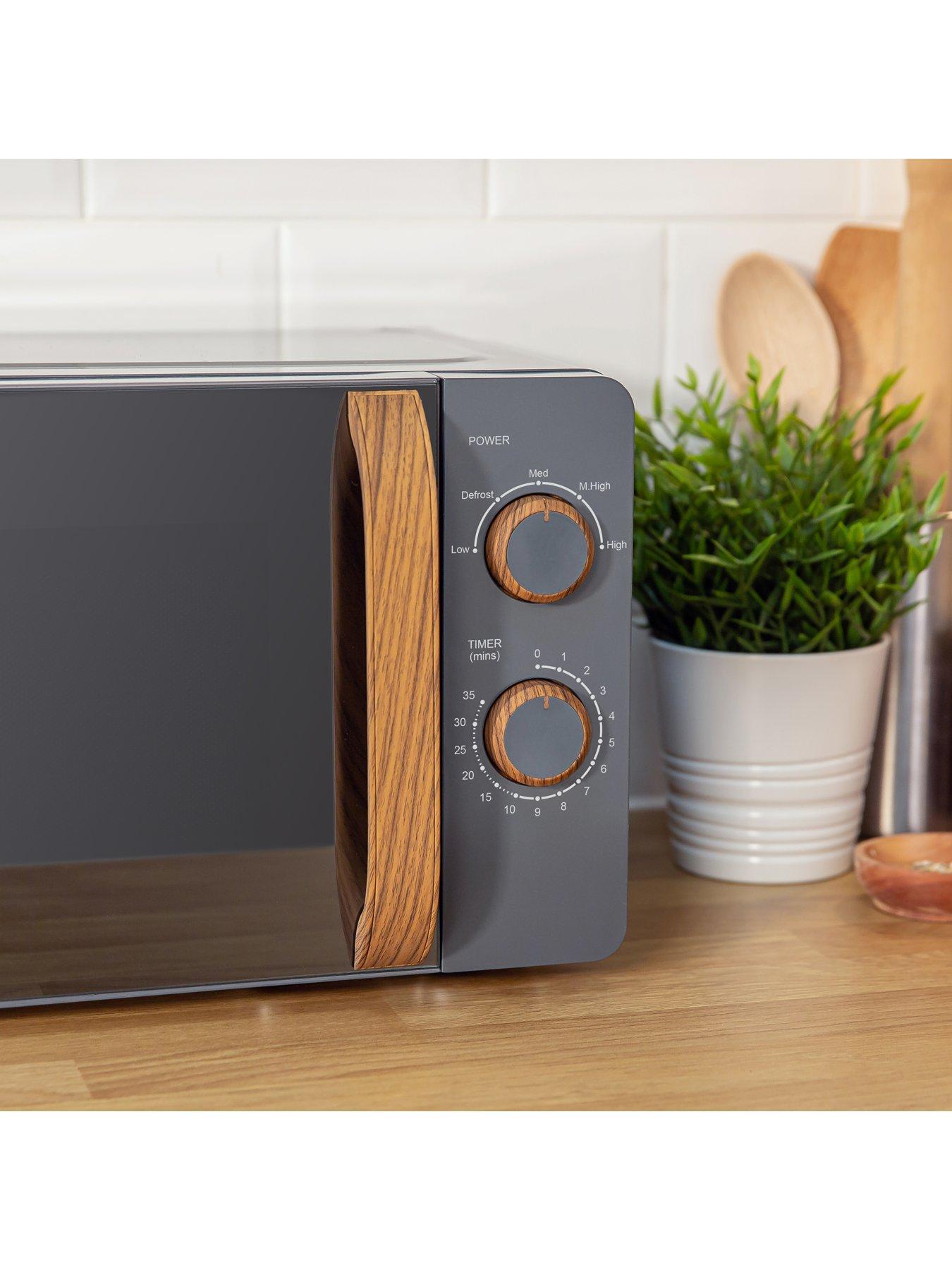 Image 5 of 8 of Russell Hobbs RHMM713G Scandi Compact Grey Manual Microwave